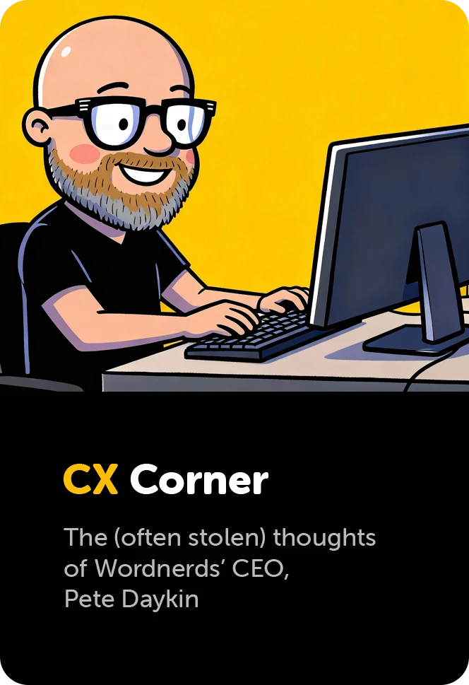 CX Corner — the fortnightly Voice of Customer newsletter from Wordnerds